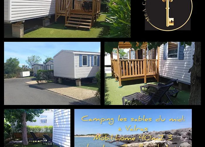Camping Les Sables Du Midi A Valras Plage